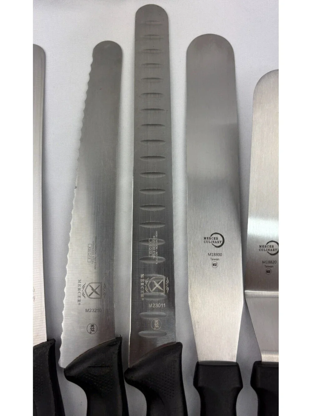Mercer Culinary 11pc Lot of Stainless Steel Kitchen/Baking Cutlery